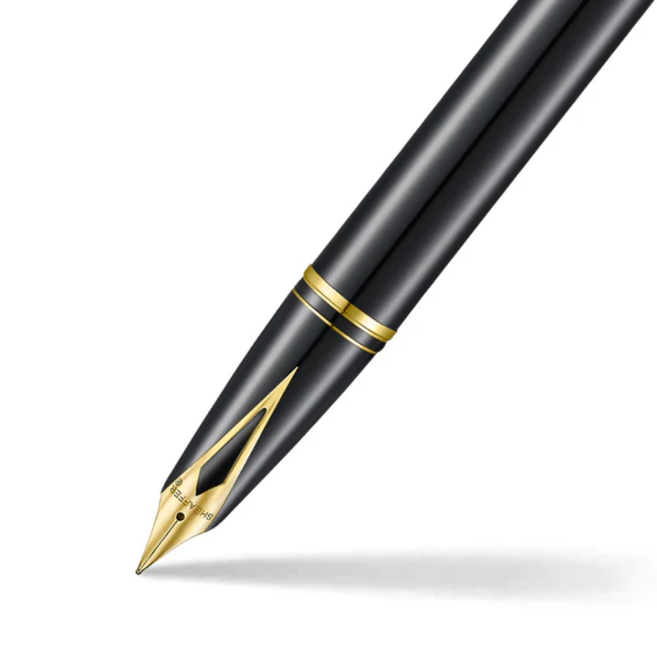 Sheaffer Legacy 9065 Bi-color Black Barrel and Chrome Cap Fountain Pen with 14K IP Gold-Plated Nib and Trims