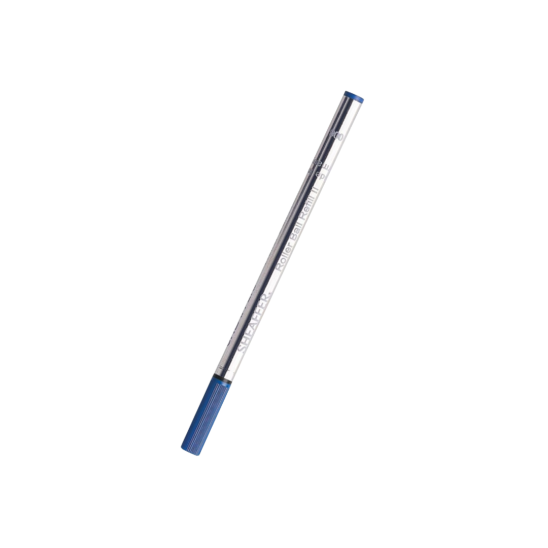 Sheaffer Slim Rollerball Pen Refill Blister Card in Blue Medium — Sheaffer rollerball pen — fluid gel ink writing instrument, at Cityluxe Singapore
