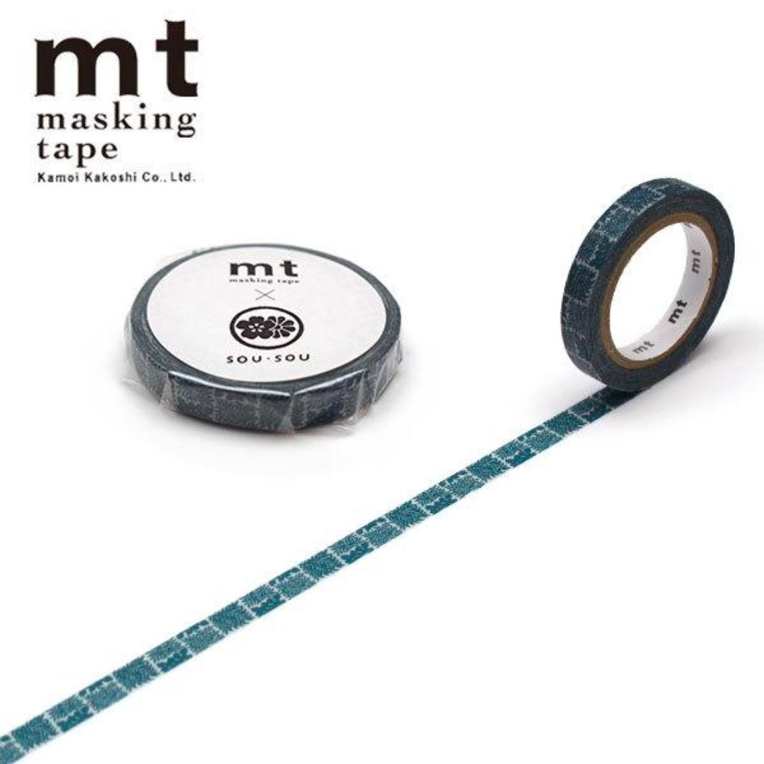 MT x SOU・SOU Washi Tape Hanaichimatsu — MT Tape washi tape — decorative Japanese paper tape for journaling and craft, at Cityluxe Singapore