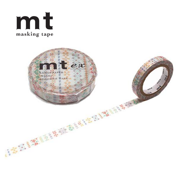 MT Masking Tape EX Washi Tape in Embroidery Line — MT Tape washi tape — decorative Japanese paper tape for journaling and craft, at Cityluxe Singapore