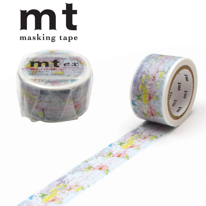 MT Masking Tape EX Washi Tape in World Climates And Oceanic Currents — MT Tape washi tape — decorative Japanese paper tape for journaling and craft, at Cityluxe Singapore