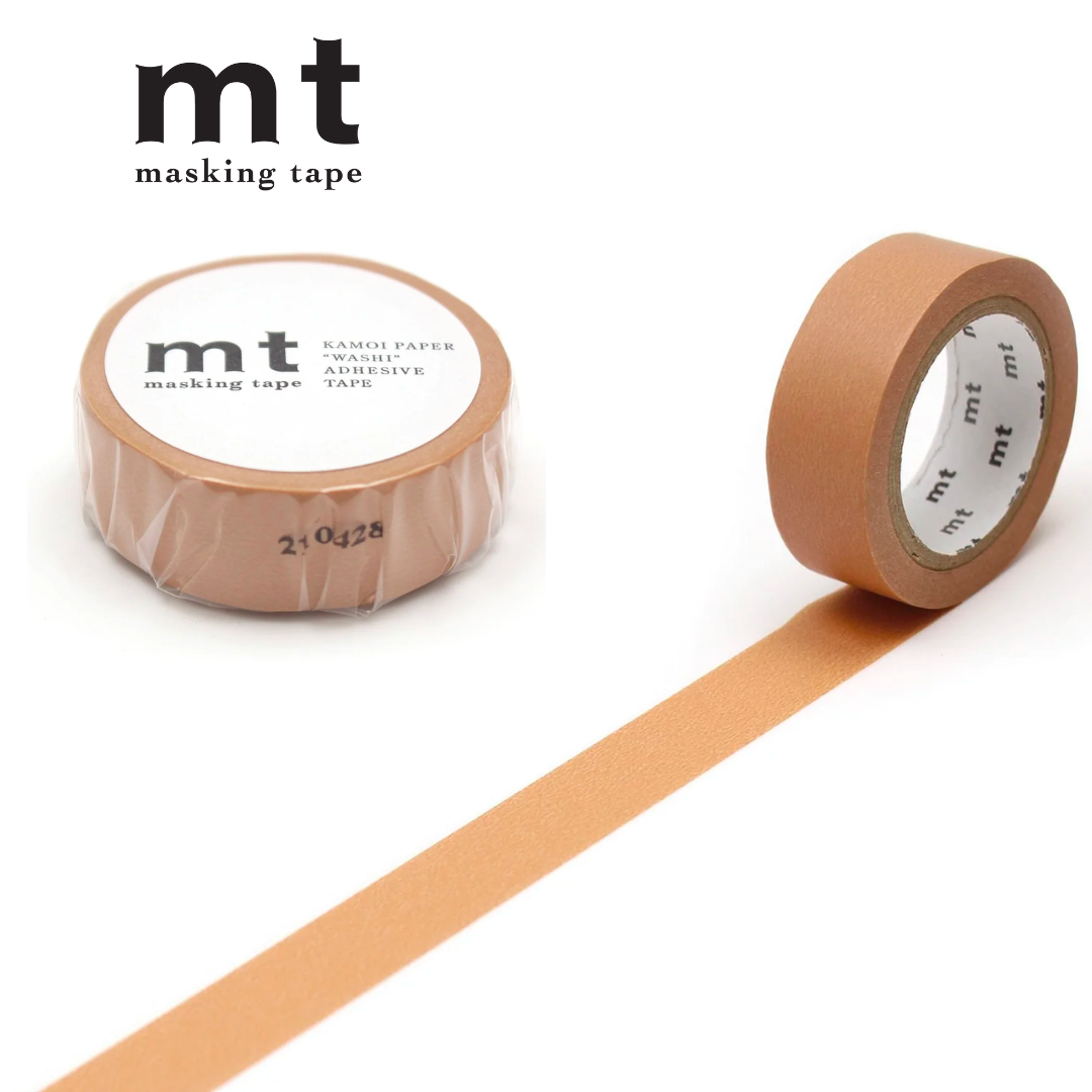 MT Masking Tape Basic Washi Tape in Cork 7m — MT Tape washi tape — decorative Japanese paper tape for journaling and craft, at Cityluxe Singapore