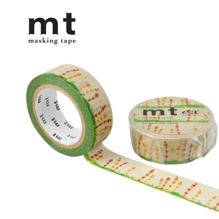 MT Masking Tape EX Washi Tape in Horsetail — MT Tape washi tape — decorative Japanese paper tape for journaling and craft, at Cityluxe Singapore