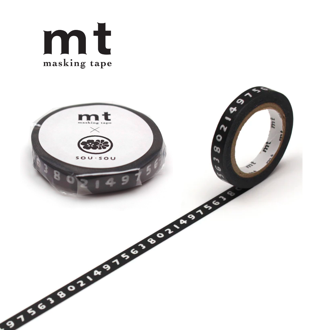MT x SOU・SOU Washi Tape in So-Su-U — MT Tape washi tape — decorative Japanese paper tape for journaling and craft, at Cityluxe Singapore
