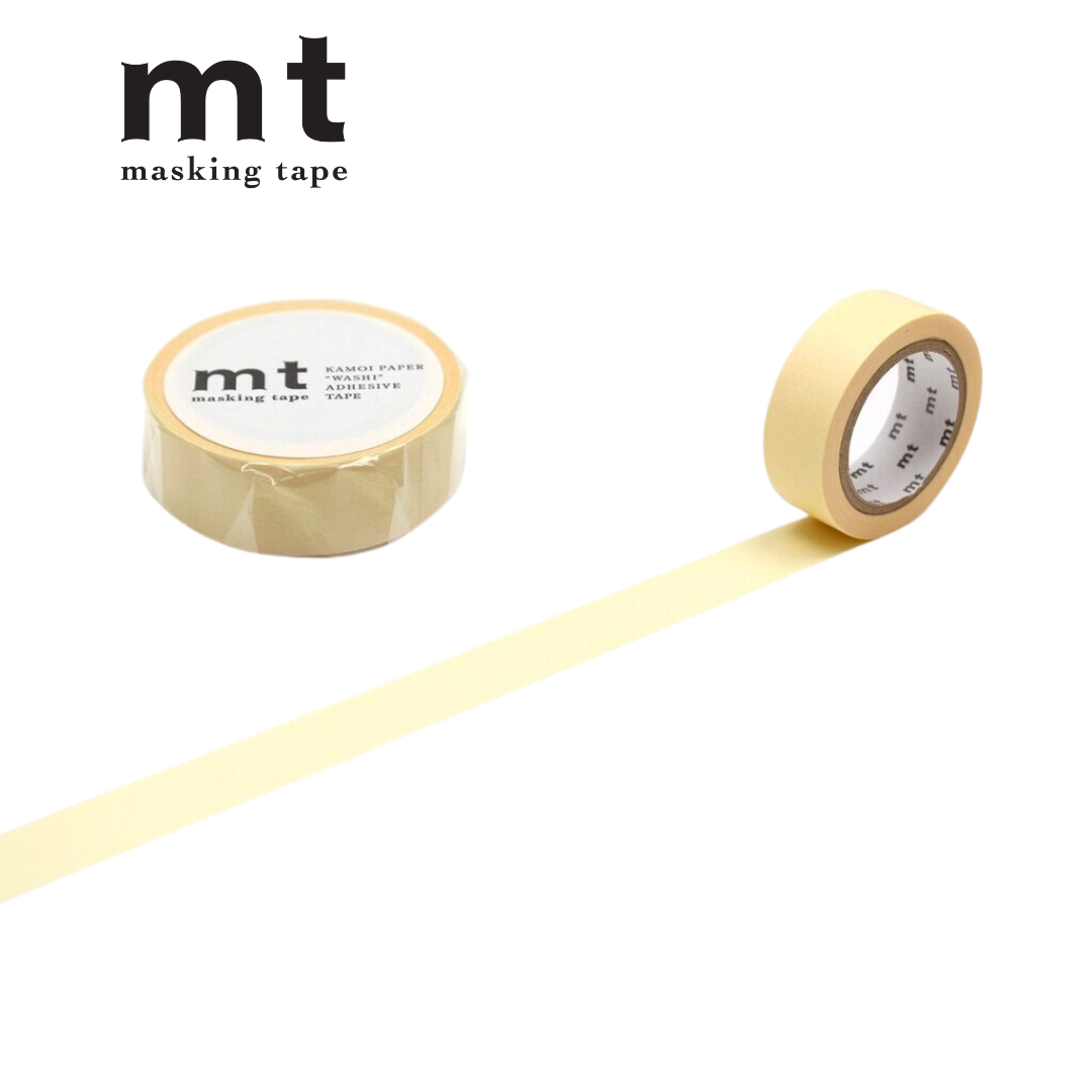 MT Basic Washi Tape in Pastel Sunflower 7m — MT Tape washi tape — decorative Japanese paper tape for journaling and craft, at Cityluxe Singapore