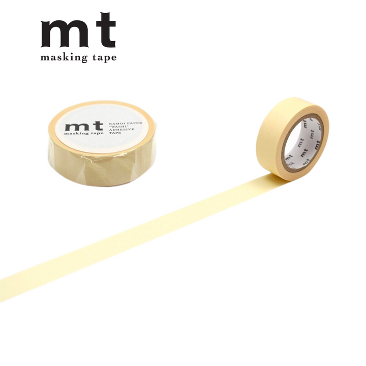 MT Basic Washi Tape in Pastel Sunflower 7m — MT Tape washi tape — decorative Japanese paper tape for journaling and craft, at Cityluxe Singapore
