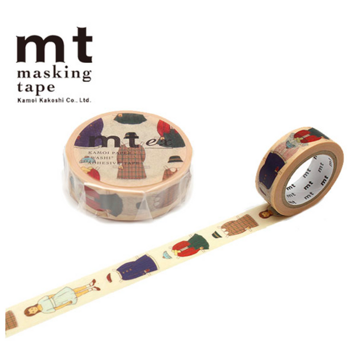 MT EX Washi Tape in Dress-Up Autumn / Winter — MT Tape washi tape — decorative Japanese paper tape for journaling and craft, at Cityluxe Singapore