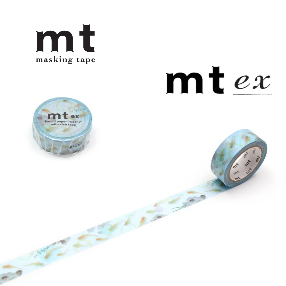 MT EX Washi Tape - Killifish — roll front