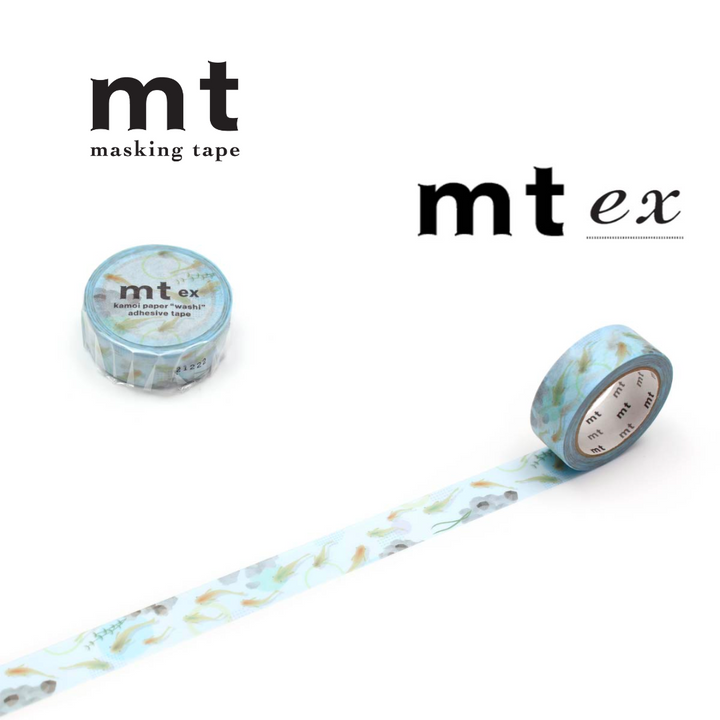 MT EX Washi Tape - Killifish — roll front