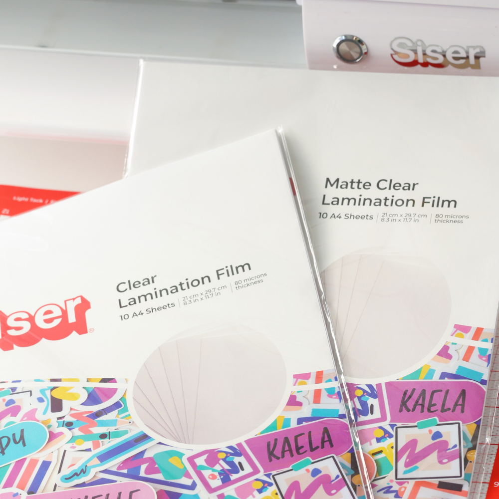 Siser Glossy Clear Laminate Sheet Pack (10 Sheets)