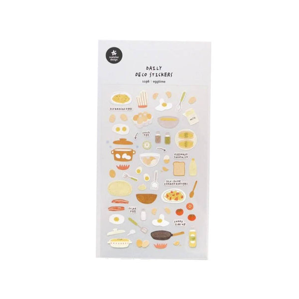 Suatelier Daily Deco Sticker - eggtime — front view