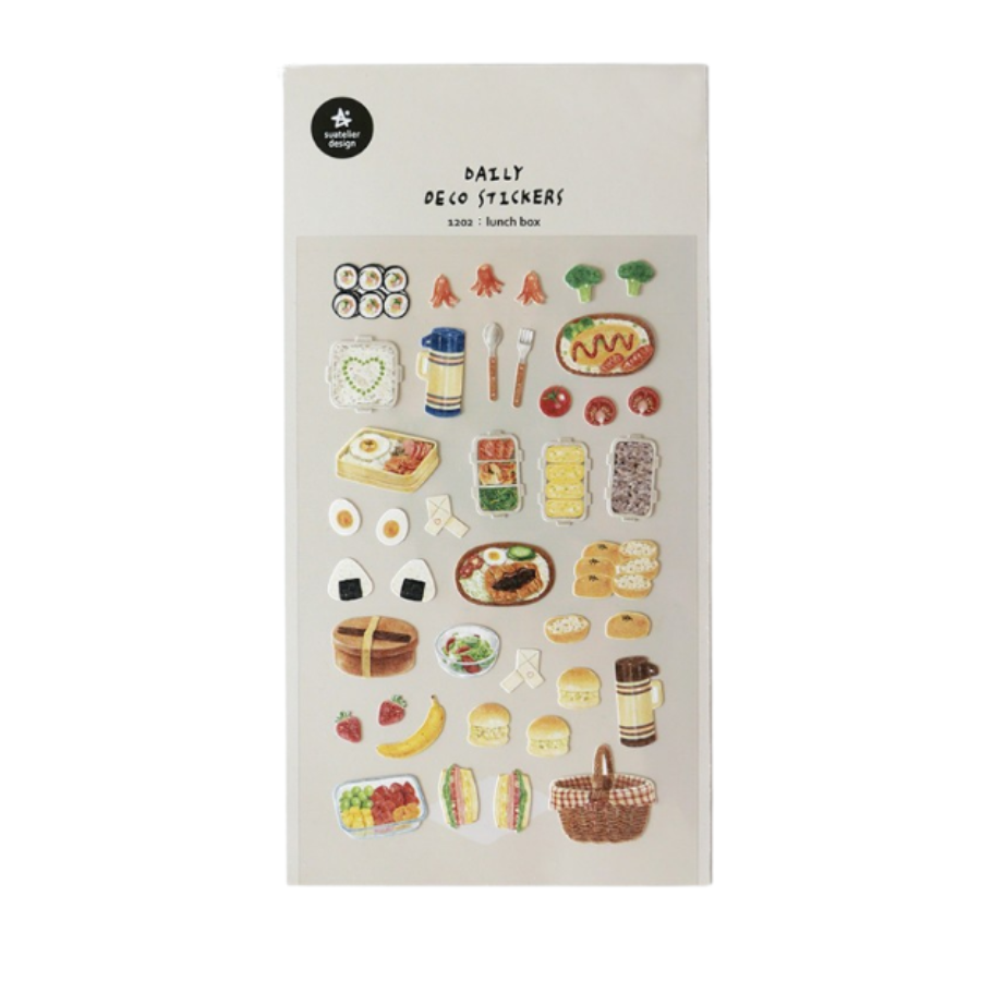 Suatelier Daily Deco Sticker – Lunch Box — side view