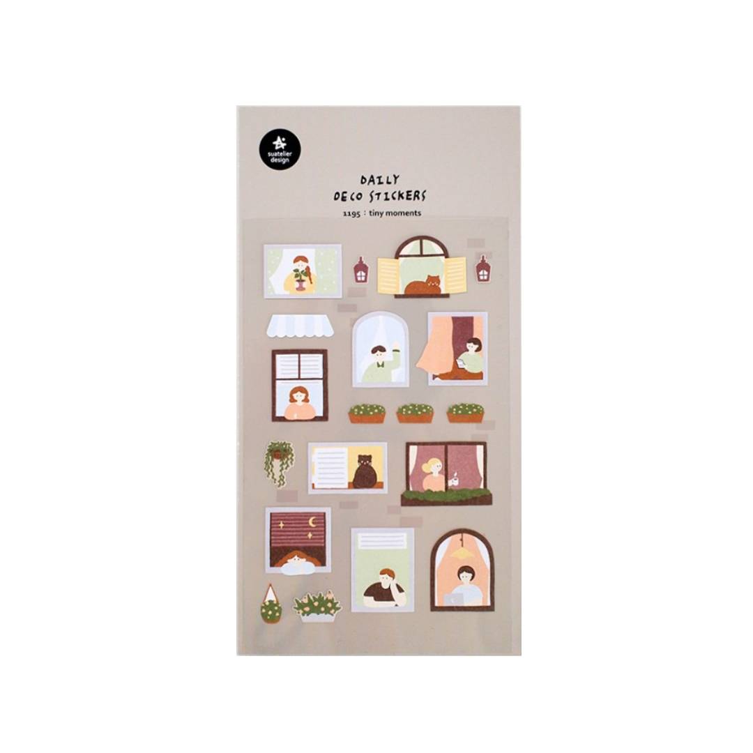 Suatelier Daily Deco Sticker - tiny moments — front view