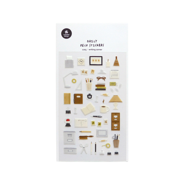 Suatelier Daily Deco Sticker - Writing Corner