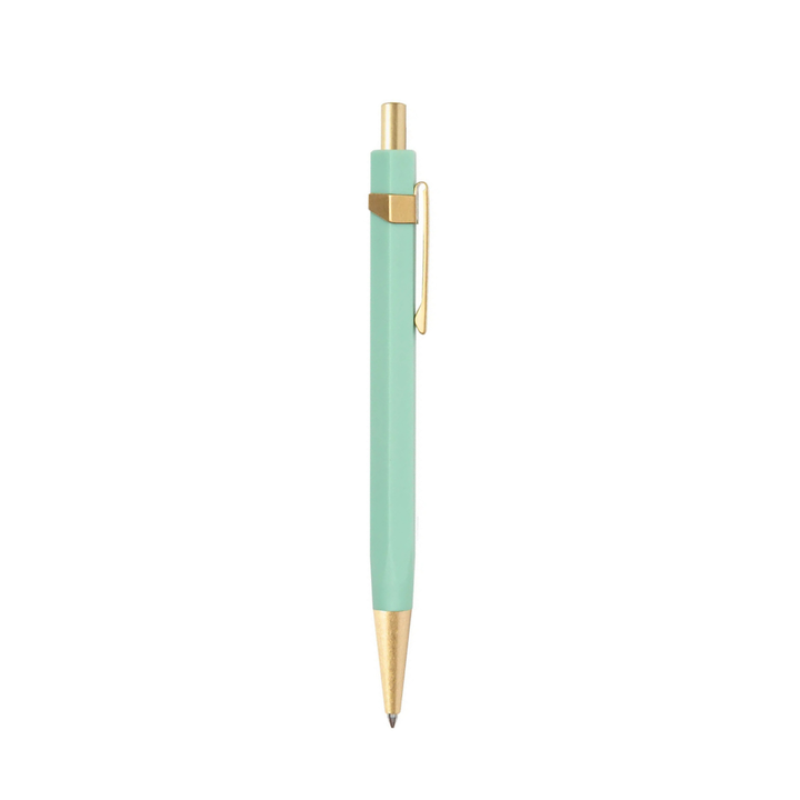 Ystudio Glamour Evolve - Ocean Sustainable Ballpoint Pen - Teal Green (With Clip)
