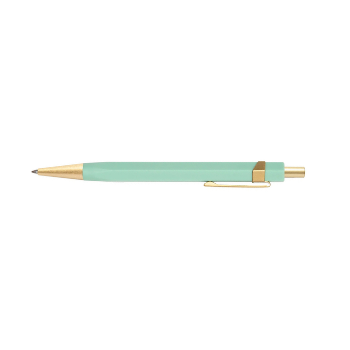 Ystudio Glamour Evolve - Ocean Sustainable Ballpoint Pen - Teal Green (With Clip)