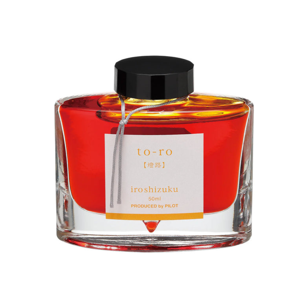 Pilot Iroshizuku 50ml Ink Bottle Fountain Pen Ink - To-ro (Warm Lantern) — bottle front