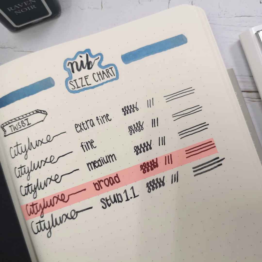 TWSBI ECO Rootbeer with Bronze Fountain Pen — flat lay