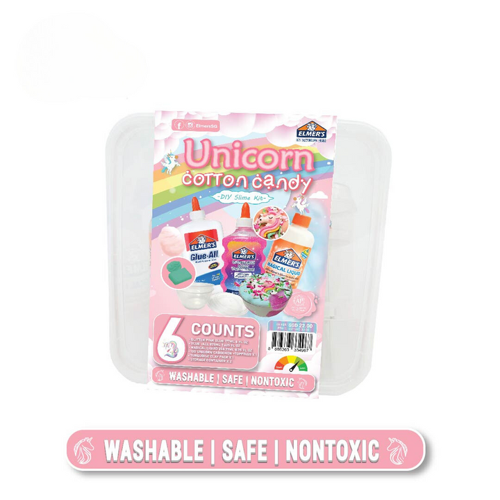Elmer’s Slime DIY Kit - Unicorn Cotton Candy — side view
