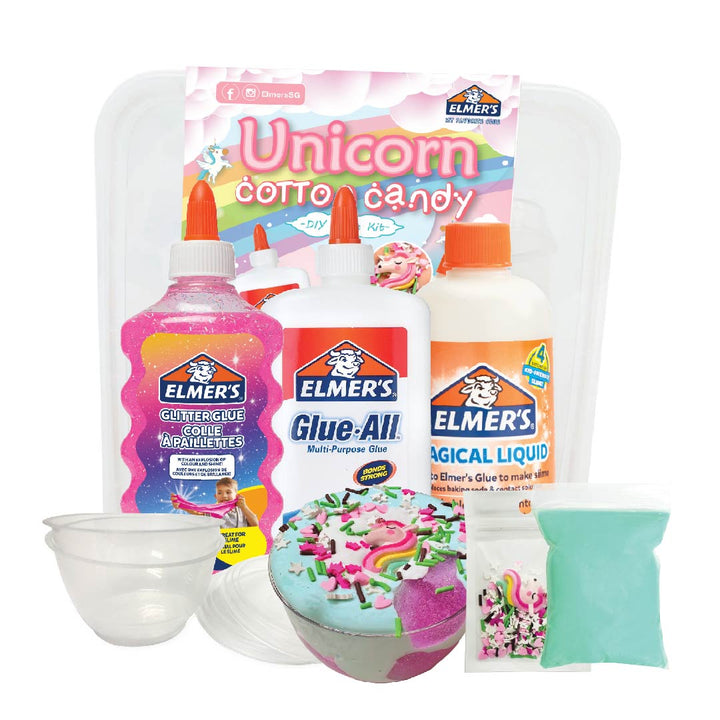 Elmer’s Slime DIY Kit - Unicorn Cotton Candy — front view