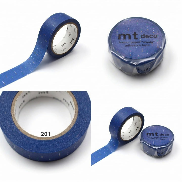 MT 1P Kamoi Washi Tape - Mini Dot Pattern — applied on surface