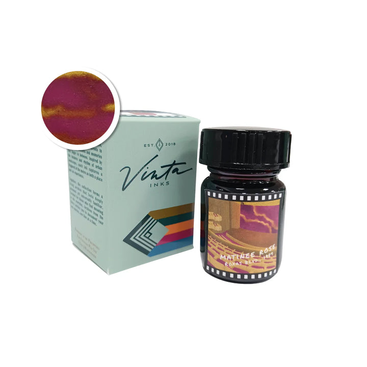 Vinta Inks 15ml Matinee Rose (Roxas Boulevard 1989) — bottle front