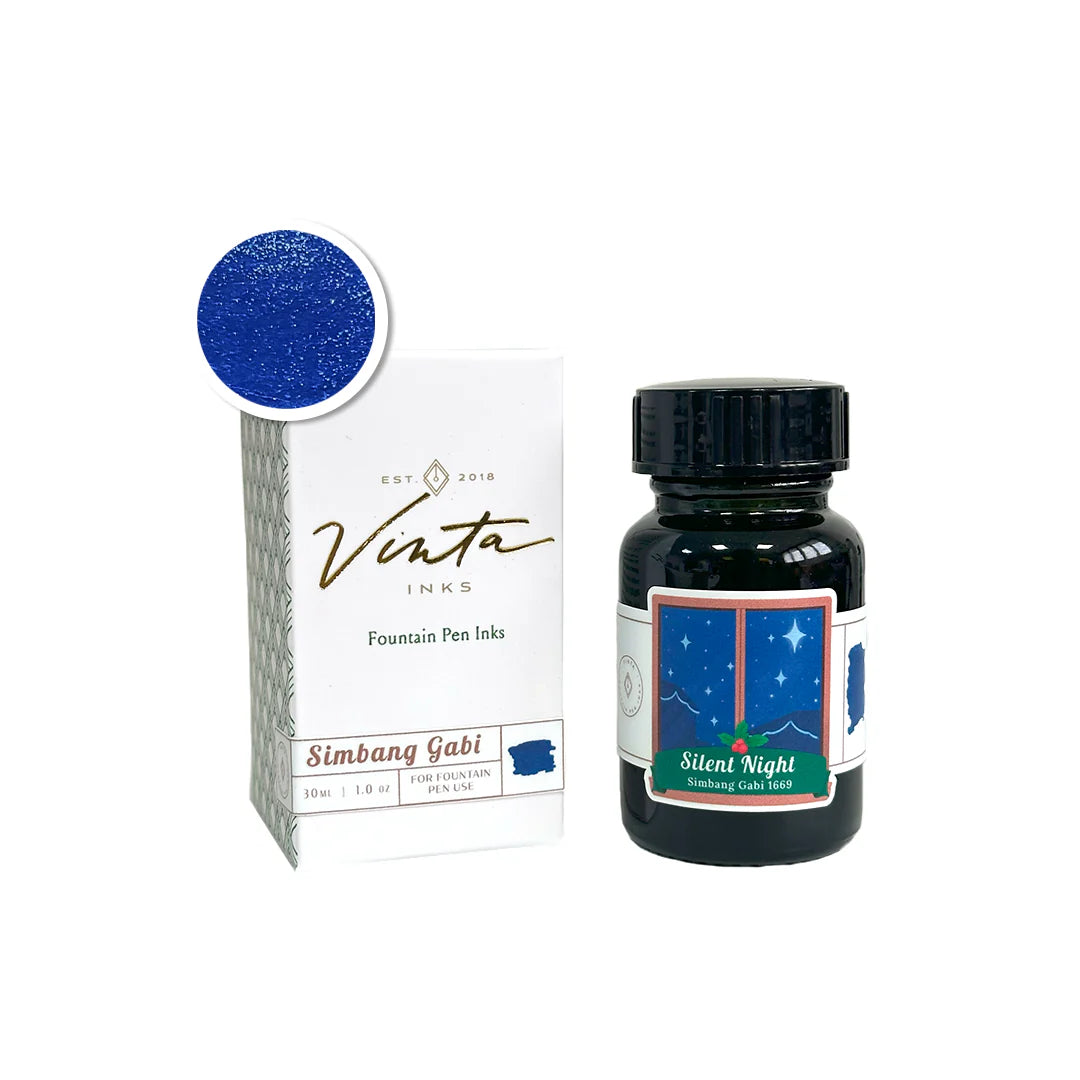 Vinta Inks Holiday Collection 2025 30ml Bottled Ink - Silent Night (Simbang Gabi 1669) — bottle front
