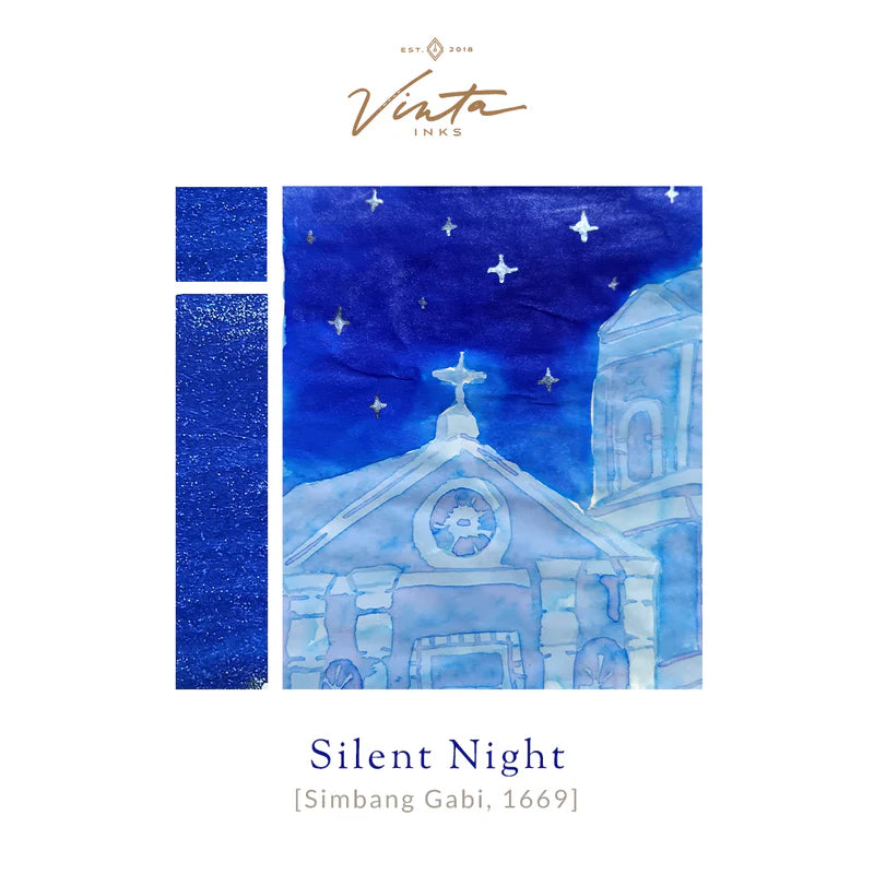 Vinta Inks Holiday Collection 2025 30ml Bottled Ink - Silent Night (Simbang Gabi 1669) — cap detail