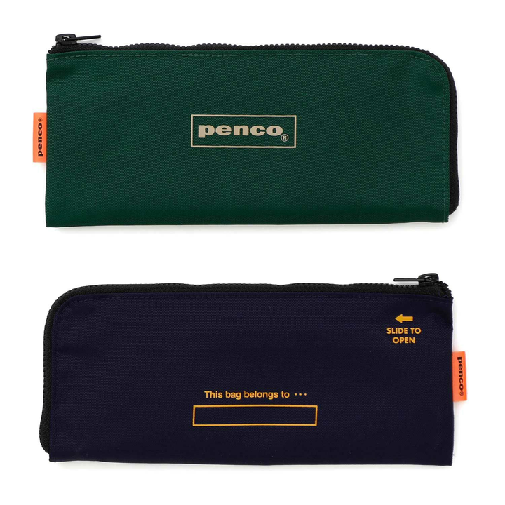 Penco Flat Pencil Case - Orange — lead extended