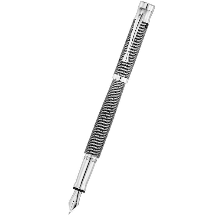 Waldmann Tango Imagination Fountain Pen - Black Medium Steel Nib — capped