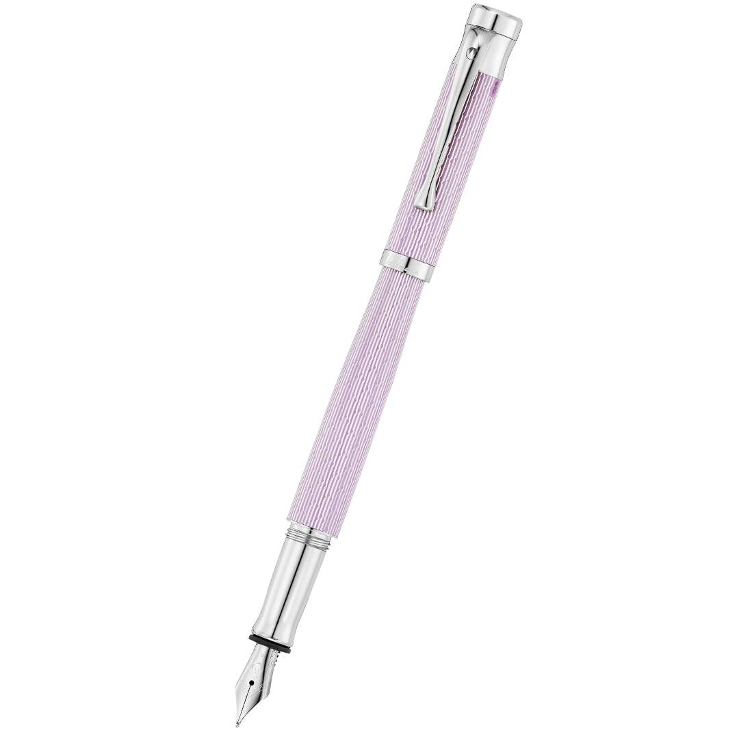 Waldmann Tango Imagination Fountain Pen - Lilac Medium Steel Nib — capped
