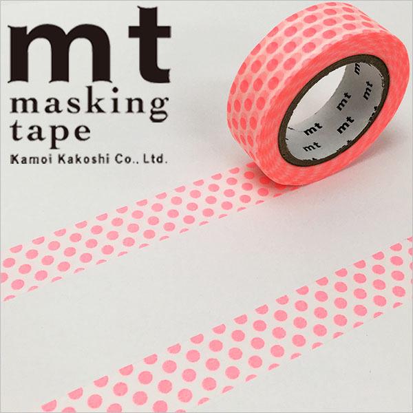 MT Deco Washi Tape Dot Shocking Red — MT Tape washi tape — decorative Japanese paper tape for journaling and craft, at Cityluxe Singapore