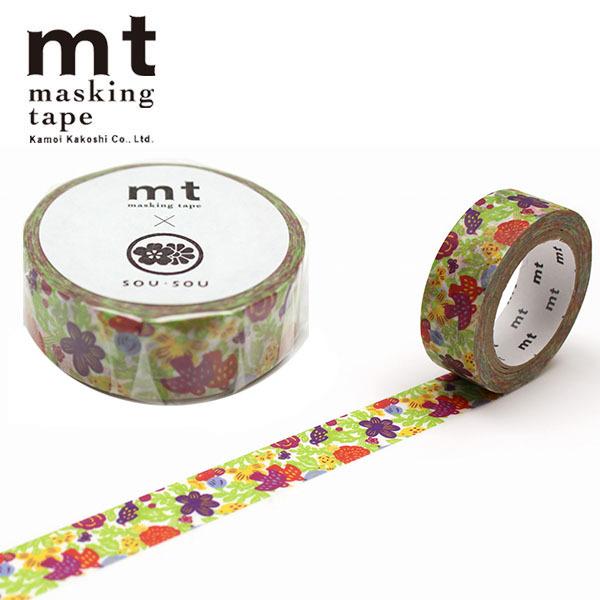 MT x SOU・SOU Washi Tape Bird — MT Tape washi tape — decorative Japanese paper tape for journaling and craft, at Cityluxe Singapore