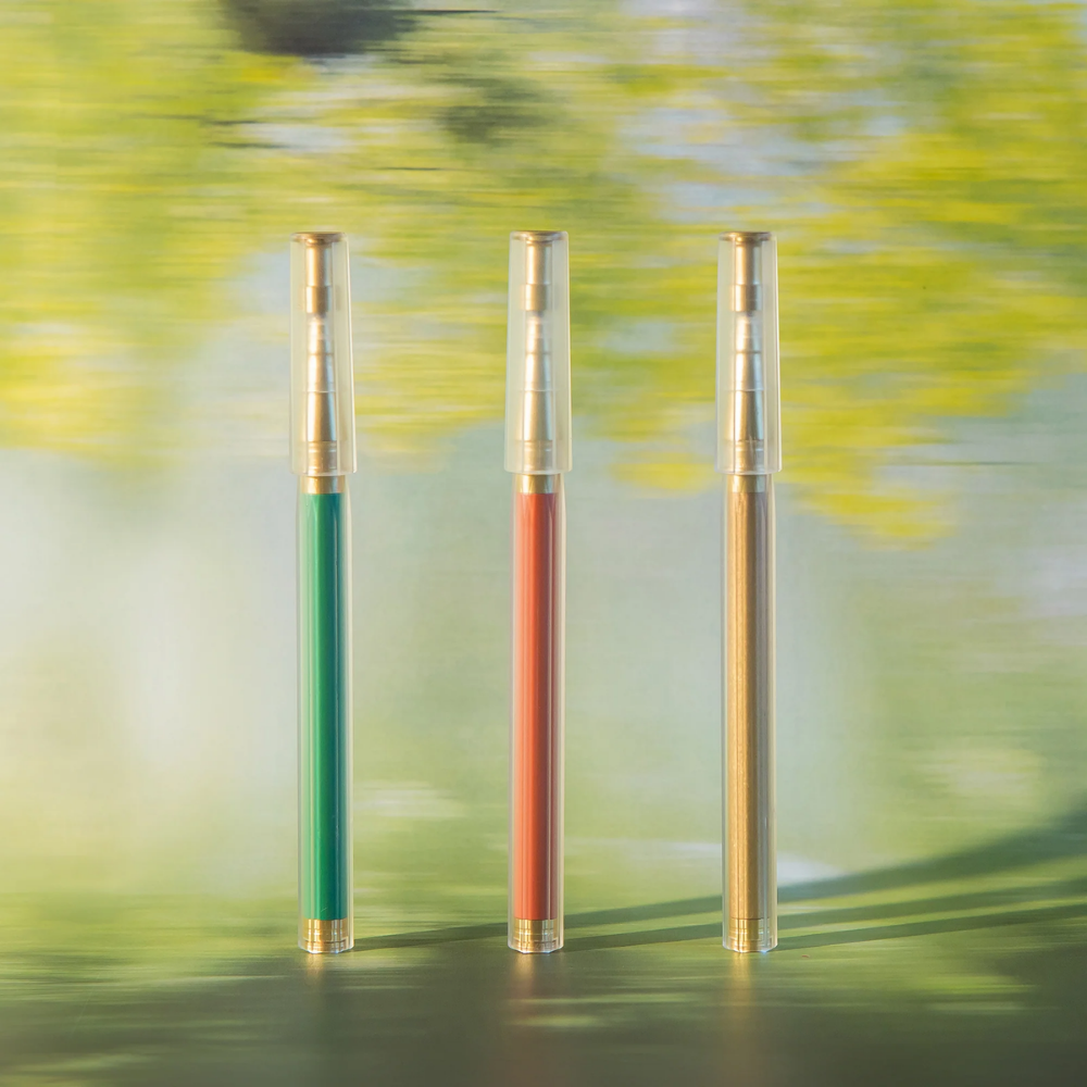 Ystudio Glamour Evolve Elemental Rollerball Pen - Clear Green