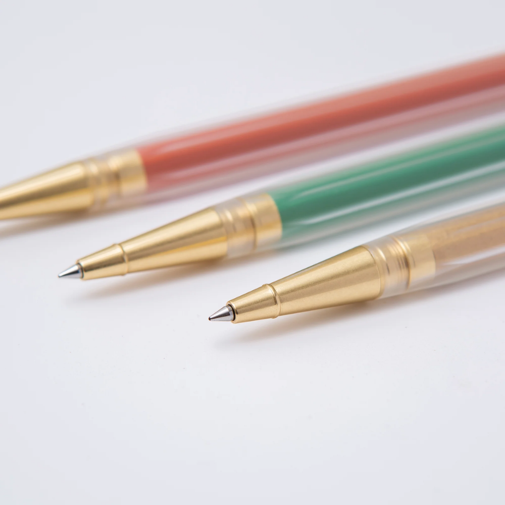 Ystudio Glamour Evolve Elemental Rollerball Pen - Clear Green
