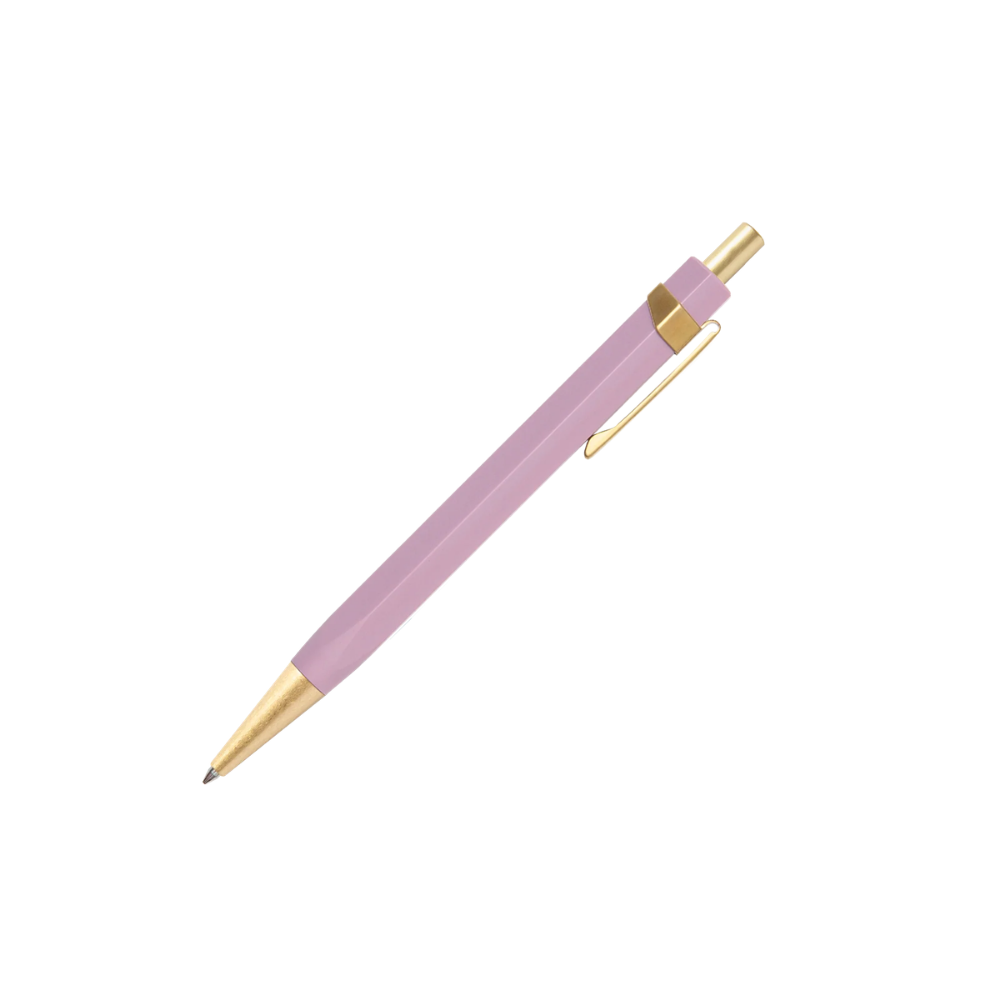 Ystudio Glamour Evolve - Ocean Sustainable Ballpoint Pen - Evening Purple (With Clip)