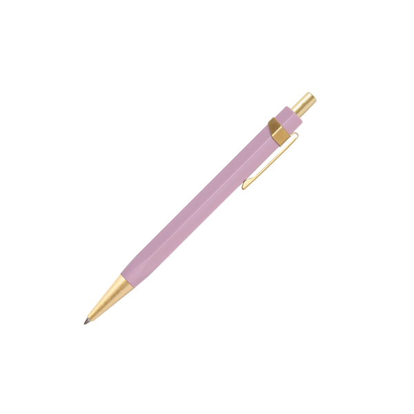Ystudio Glamour Evolve - Ocean Sustainable Ballpoint Pen - Evening Purple (With Clip)