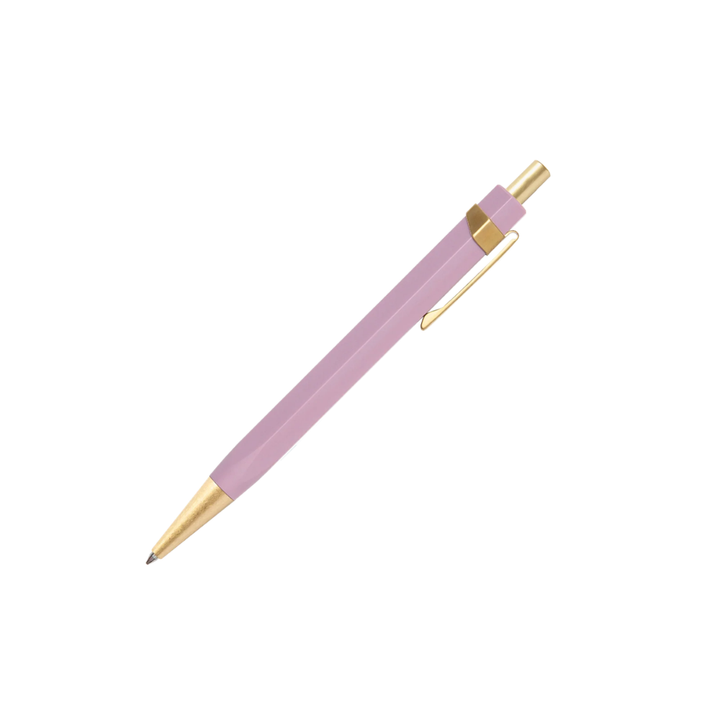 Ystudio Glamour Evolve - Ocean Sustainable Ballpoint Pen - Evening Purple (With Clip)