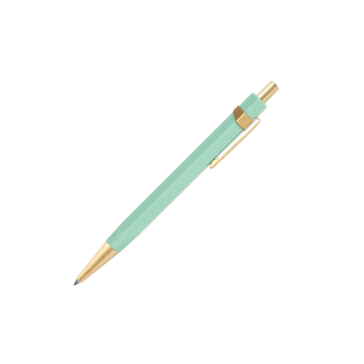 Ystudio Glamour Evolve - Ocean Sustainable Ballpoint Pen - Teal Green (With Clip)