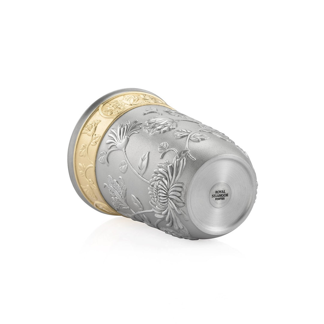 Royal Selangor Butterfly Tumbler — bottle at angle