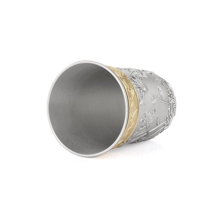 Royal Selangor Butterfly Tumbler — cap detail