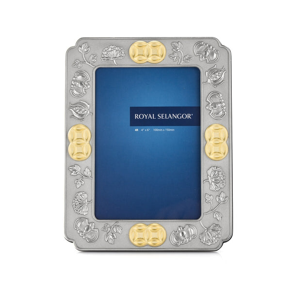 Royal Selangor Double Coin Photoframe — front view