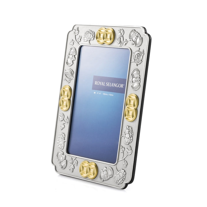 Royal Selangor Double Coin Photoframe — with packaging