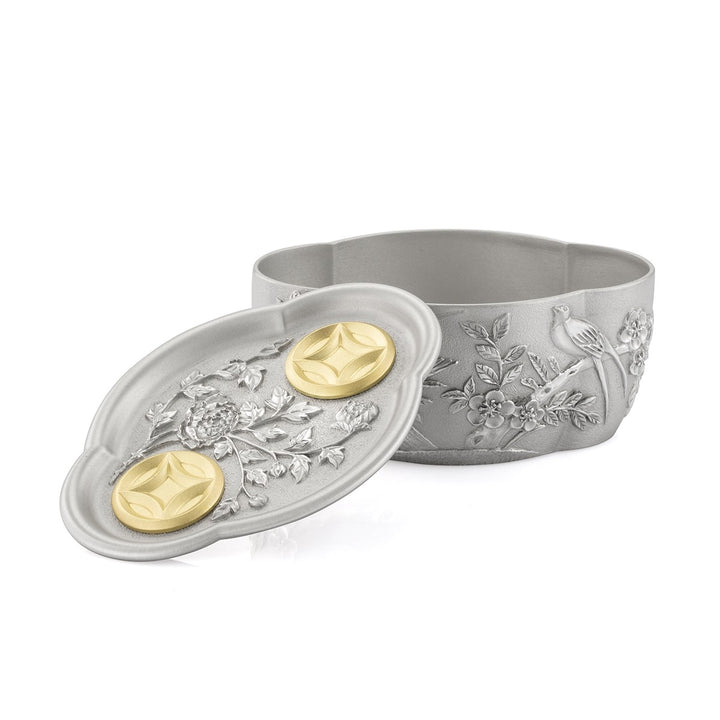 Royal Selangor Magpie Container — side view