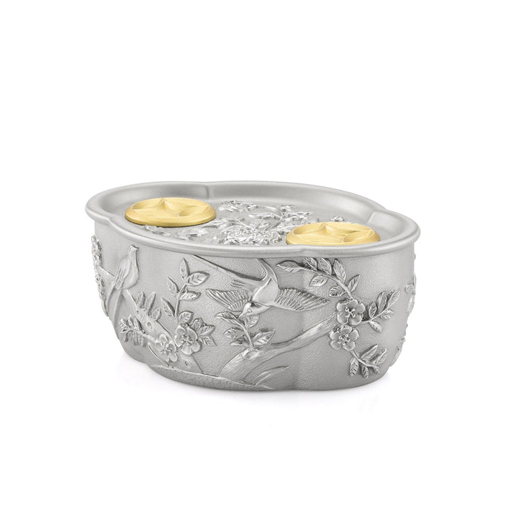 Royal Selangor Magpie Container — detail view