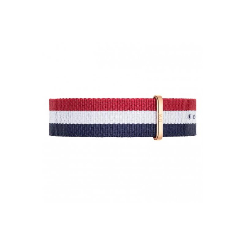 Daniel Wellington Wristband Classic Cambridge 40mm Rose Gold — front view