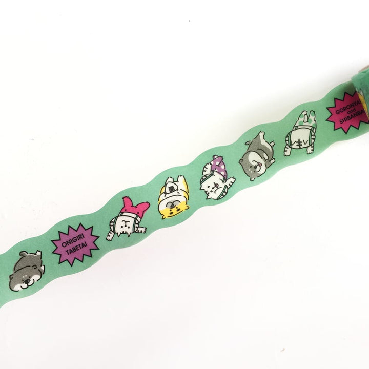 Mind Wave Shibanban Washi Tape Gu-tara — pattern detail
