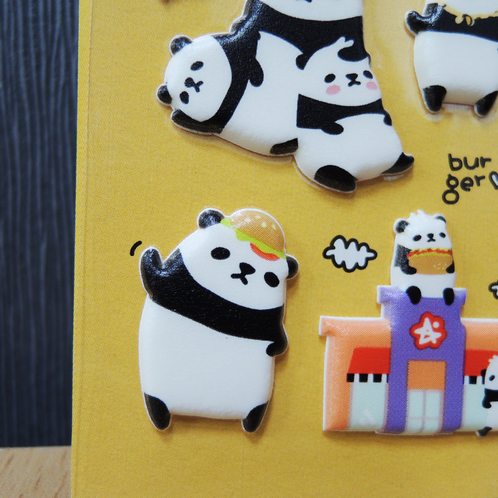 Suatelier Daily Deco Stickers -  Panda sticker — in use