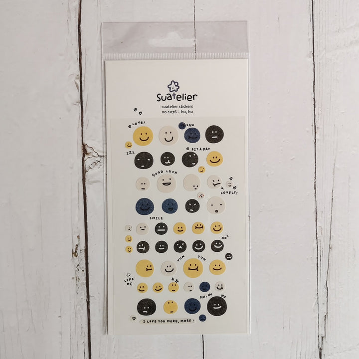 Suatelier Daily Deco Stickers -  Hu Hu sticker — front view