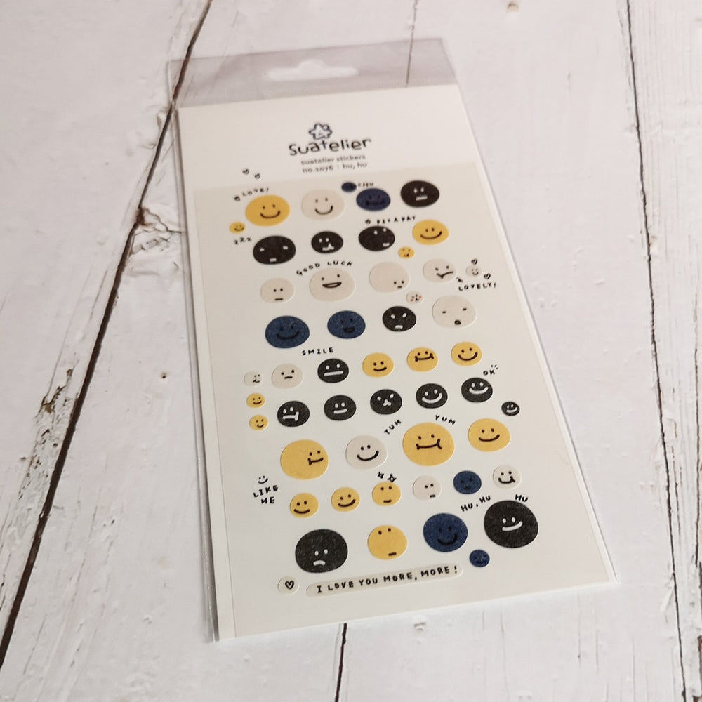 Suatelier Daily Deco Stickers -  Hu Hu sticker — side view